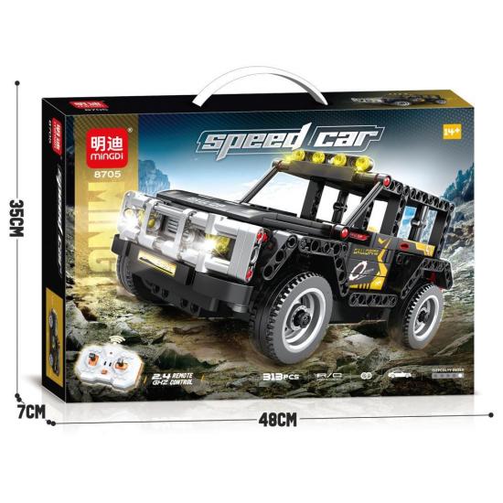Džip na daljinski upravljač Mingdi Speed Car 8705 kockice za sklapanje