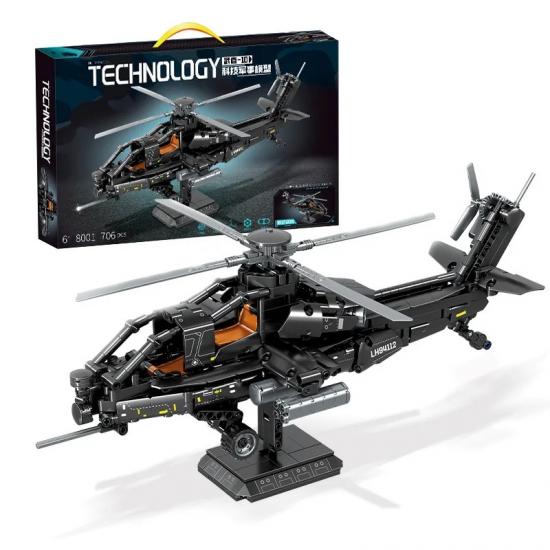 Helikopter vojni technic kockice maketa 706 delova