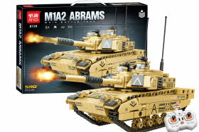 Tenk M1A2 Abrams na daljinski upravljač kockice za sklapanje